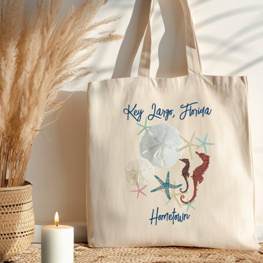 Sea Life Sand Dollars Florida Hometown Tote Bag