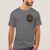 Sea Monster Battles the US Navy T-Shirt (Voorkant)