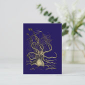 Sea Monster Briefkaart (Staand voorkant)