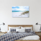 Sea Oats And White Sand Beach Morning Canvas (Insitu (Slaapkamer))