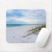 Sea Oats And White Sand Beach Morning Mousepad Muismat (Met muis)