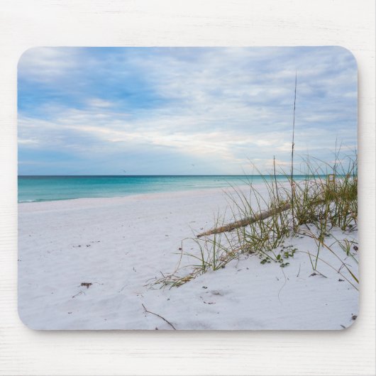 Sea Oats And White Sand Beach Morning Mousepad Muismat (Voorkant)