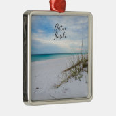 Sea Oats And White Sand Beach Morning Ornament (Rechts)