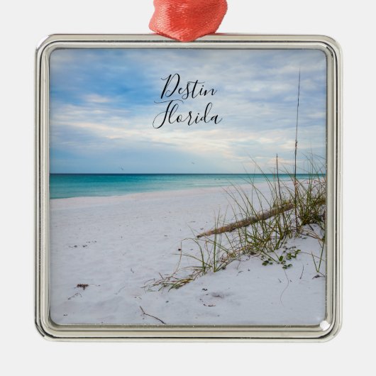 Sea Oats And White Sand Beach Morning Ornament (Voorkant)