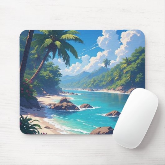 Sea Ocean Landscape Mousepad Muismat (Met muis)