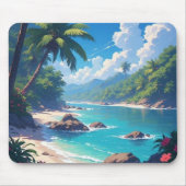 Sea Ocean Landscape Mousepad Muismat (Voorkant)