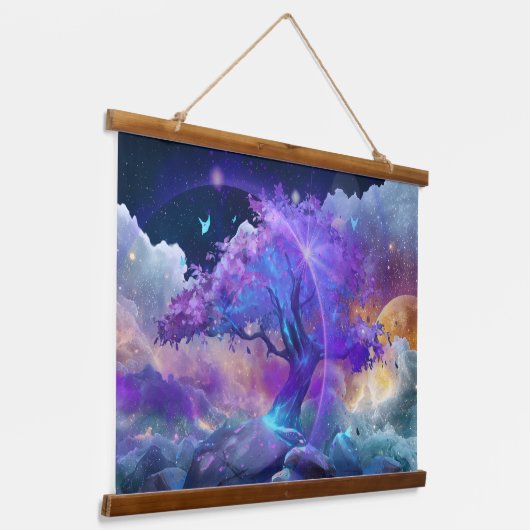 Sea of Clouds Hangend Wandkleed (Gebogen)