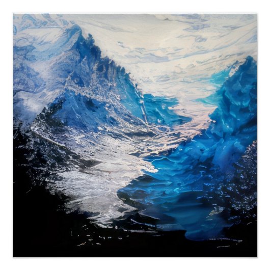 Sea of Ice Perfect Poster (Voorkant)