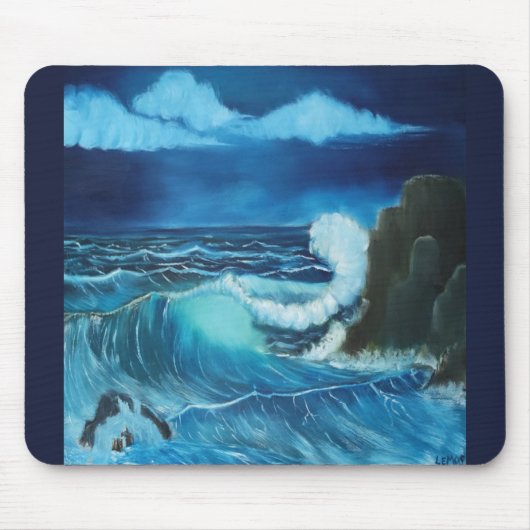 "Sea of Power" Mousepad design Muismat (Voorkant)