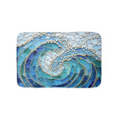 Sea of Waves Mosaic Art Badmat (Voorkant)