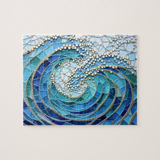Sea of Waves Mosaic Art Legpuzzel (Horizontaal)