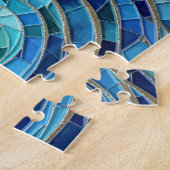 Sea of Waves Mosaic Art Legpuzzel (Zijkant)