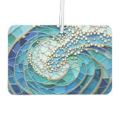 Sea of Waves Mosaic Art Luchtverfrisser (Achterkant)