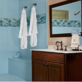 Sea of Waves Teal Mosaic Fine Art Tegeltje