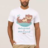 Sea Otter Design T-shirt (Voorkant)