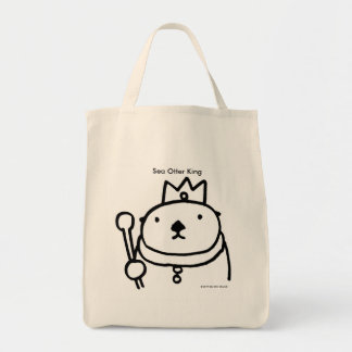 Sea Otter King Tote Bag