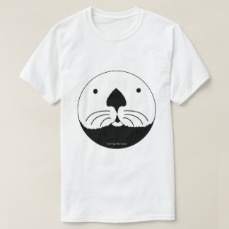Sea Otter looking out of the round window T-shirt