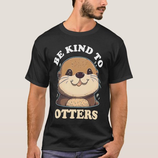 Sea Otter Lover Funny  2 T-shirt (Voorkant)