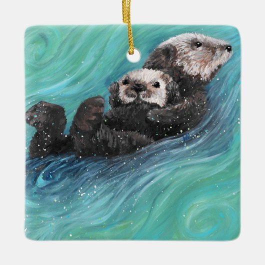 Sea Otter Ornament (Voorkant)