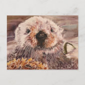 Sea Otter Postcard Briefkaart (Voorkant)