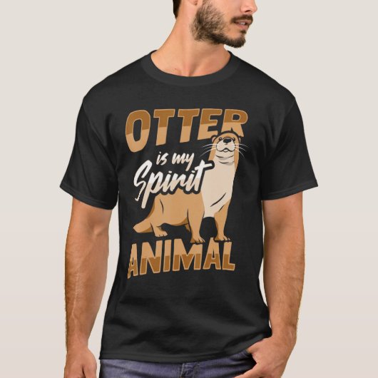 Sea Otter Pun For A Zoo Animal T-shirt (Voorkant)