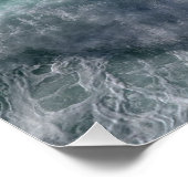 Sea photography and doodle drawing of a wedding perfect poster (Hoek)