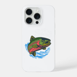 Sea Run Cutthroat Chasing Chrome Trout iPhone 15 Pro Case