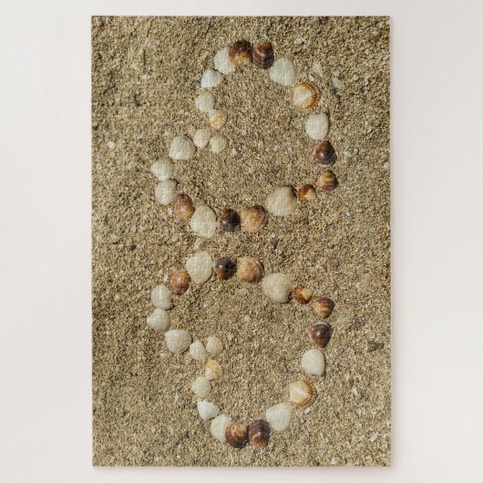 Sea Shell Heart Legpuzzel (Verticaal)