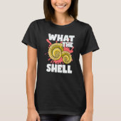 sea shell hunter and Conch Collector seashell hunt T-shirt (Voorkant)