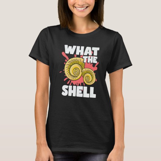 sea shell hunter and Conch Collector seashell hunt T-shirt (Voorkant)