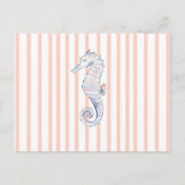 sea shell uitnodiging briefkaart (Voorkant)