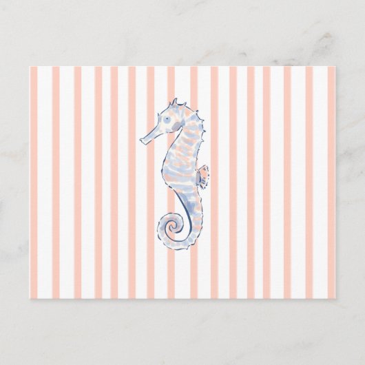 sea shell uitnodiging briefkaart (Voorkant)