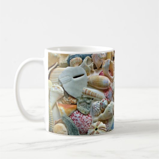 Sea Shells Coffee Mok (Links)