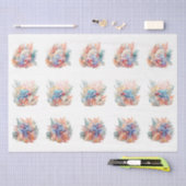 Sea Shells Coral & Betta Fish Decoupage Tissuepapier (Craft)