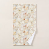 Sea Shells Cream Sand Ivory Beach Bad Handdoek (Handdoek)