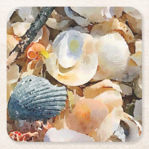 Sea Shells en Driftwood op het strand zand