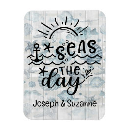 Sea Shells Gepersonaliseerde Zeeen op de dag Cruis Magneet