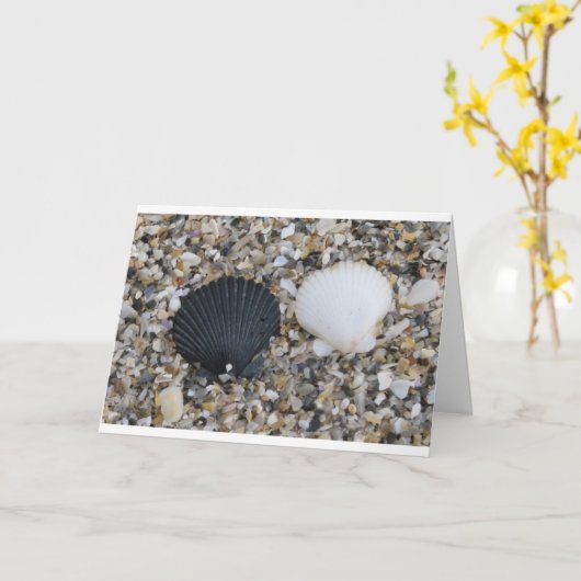 Sea Shells houden van Kaart (Gele Bloem)