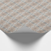 Sea Shells Love, Romantic Exotic Tropical Bridal Cadeaupapier (Hoek)