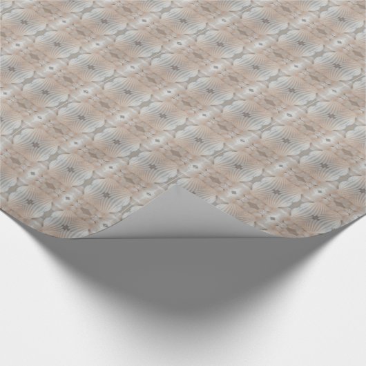 Sea Shells Love, Romantic Exotic Tropical Bridal Cadeaupapier (Hoek)