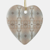 Sea Shells Love, Romantic Exotic Tropical Bridal Keramisch Ornament (Rechts)