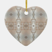 Sea Shells Love, Romantic Exotic Tropical Bridal Keramisch Ornament (Voorkant)