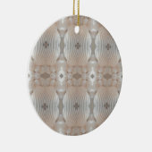 Sea Shells Love, Romantic Exotic Tropical Bridal Keramisch Ornament (Rechts)