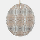 Sea Shells Love, Romantic Exotic Tropical Bridal Keramisch Ornament (Links)