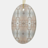 Sea Shells Love, Romantic Exotic Tropical Bridal Keramisch Ornament (Links)