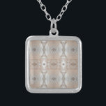 Sea Shells Love, Romantic Exotic Tropical Bridal Zilver Vergulden Ketting<br><div class="desc">Sea Shells Love,  Romantic Exotic Tropical Bridal Pattern</div>