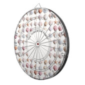 Sea Shells Ocean Life Beach Seashore Custom Dartbord (Voorkant Rechts)