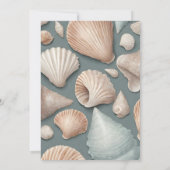 Sea Shells Vrijgezellenfeest Kaart (Achterkant)