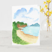 Sea Shore Beach  Kaart (Gele Bloem)