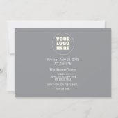 Sea Side Christmas in July Custom Name Log & Text Kaart (Achterkant)